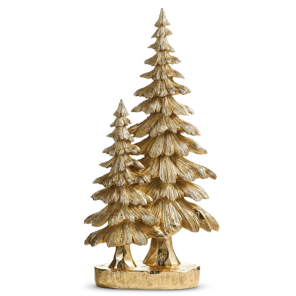 19" Gold Spruce Trees | RAZ Imports - From Me To You