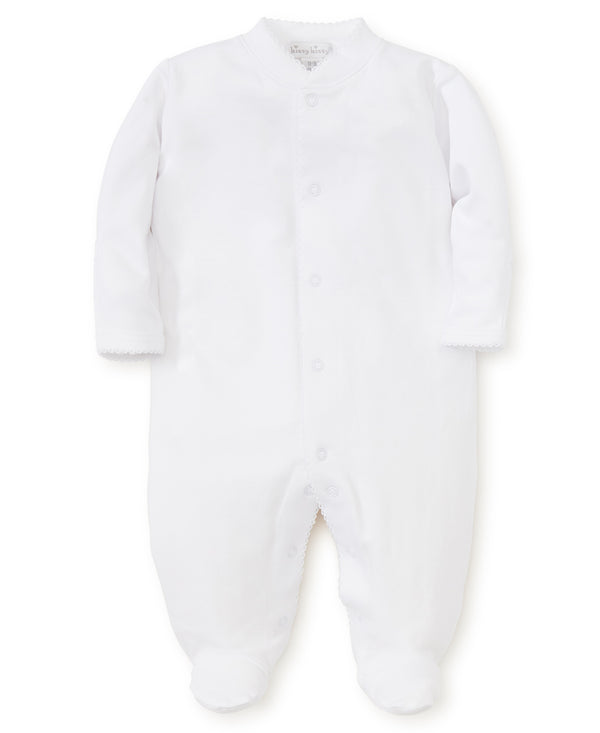 kissy kissy-Basic Footie White/White