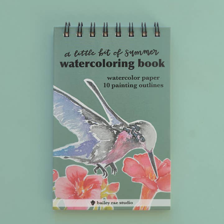 A Little Bit of Summer - Mini Watercoloring Book
