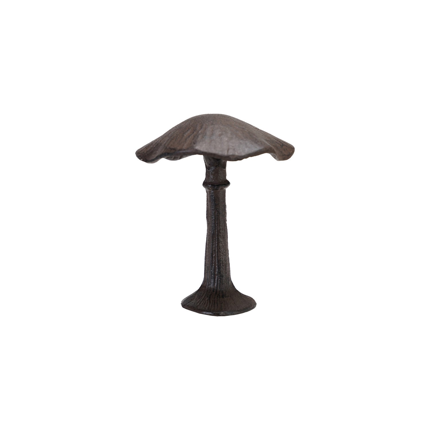 4 - 1/2"L x 4 - 1/4"W x 5 - 3/4"H Cast Iron Mushroom - From Me To You