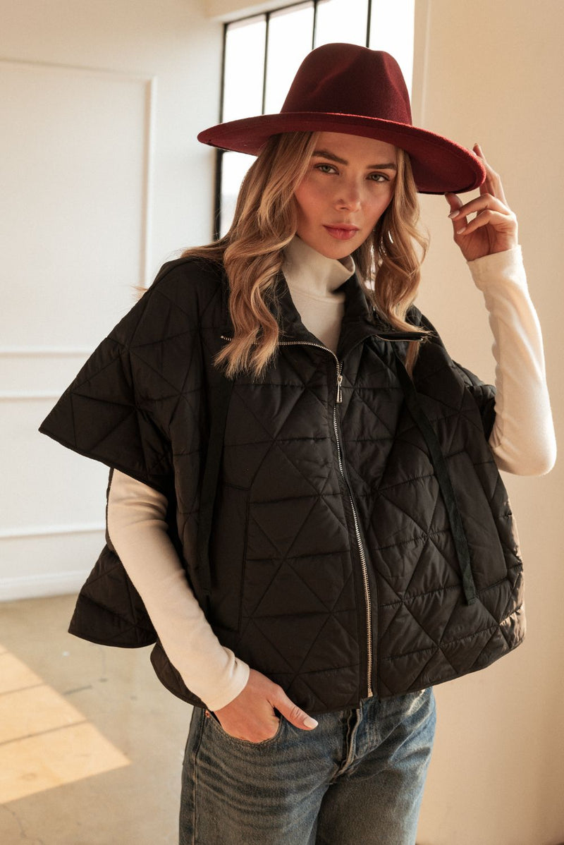 Joh-Jamel Puffer Jacket-Black