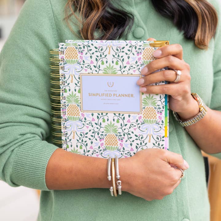 2027 Spiral Daily Simplified Planner - Pineapple Charm