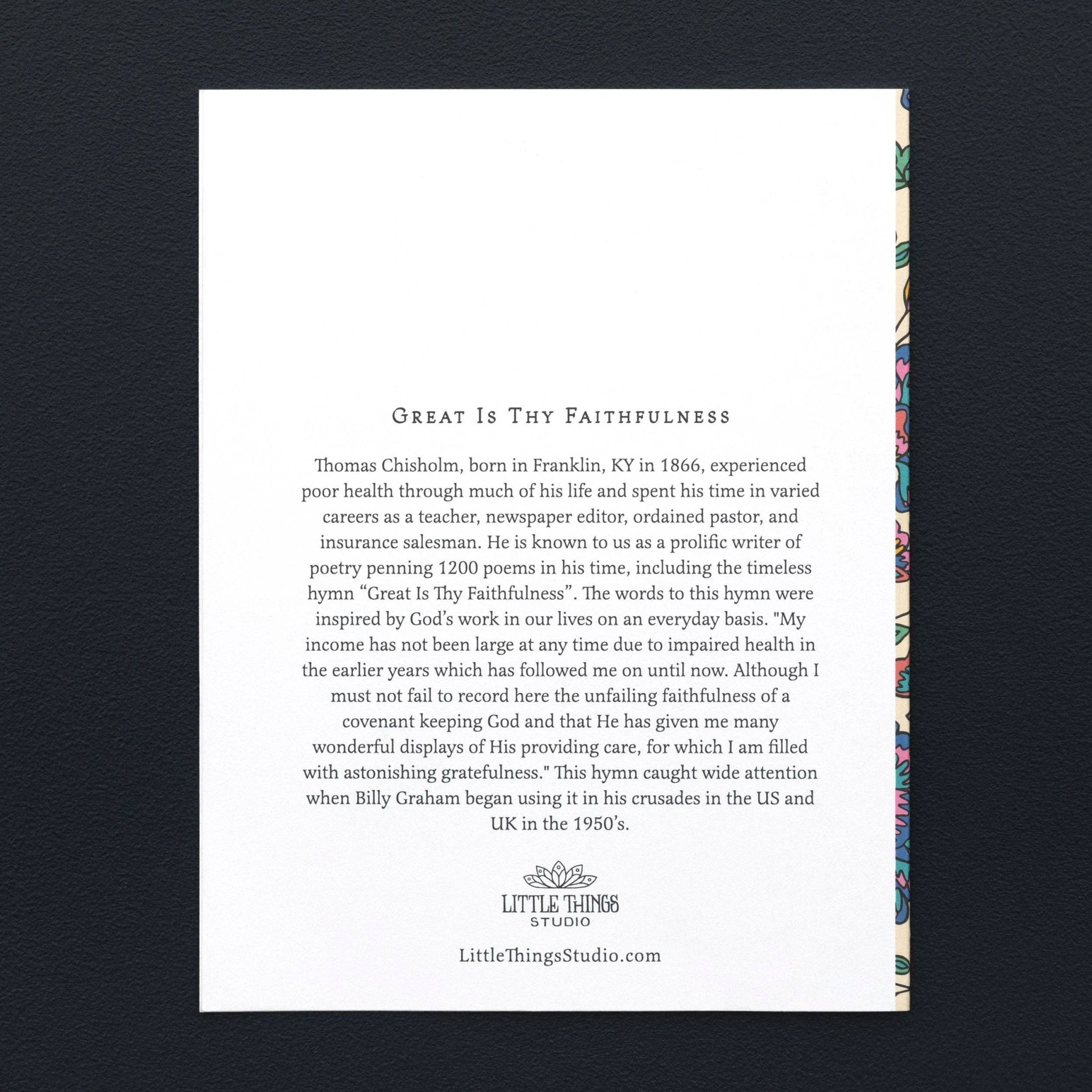 6 Hymn Greeting Cards - Set One - From Me To You