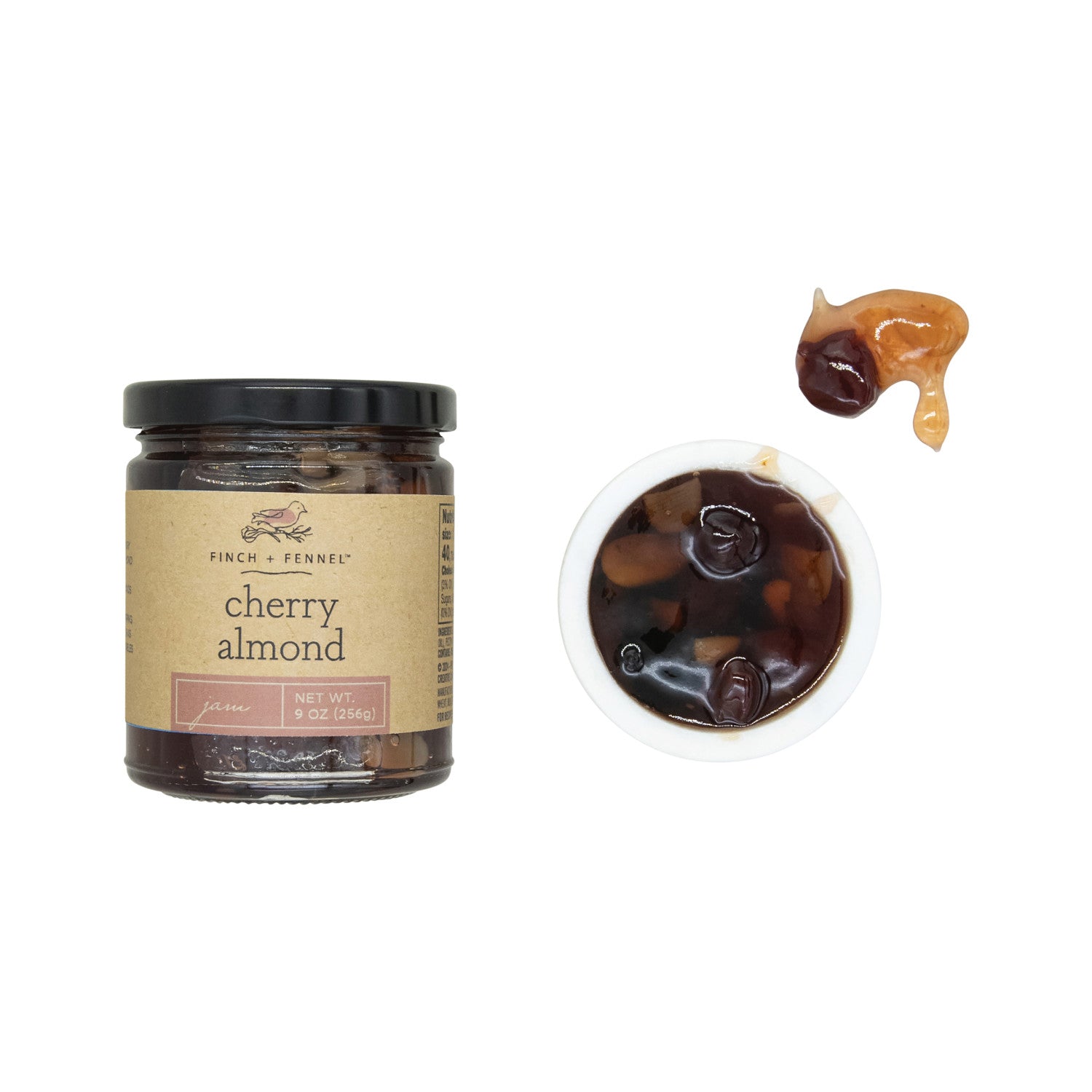 9 oz. Cherry Almond Jam - From Me To You