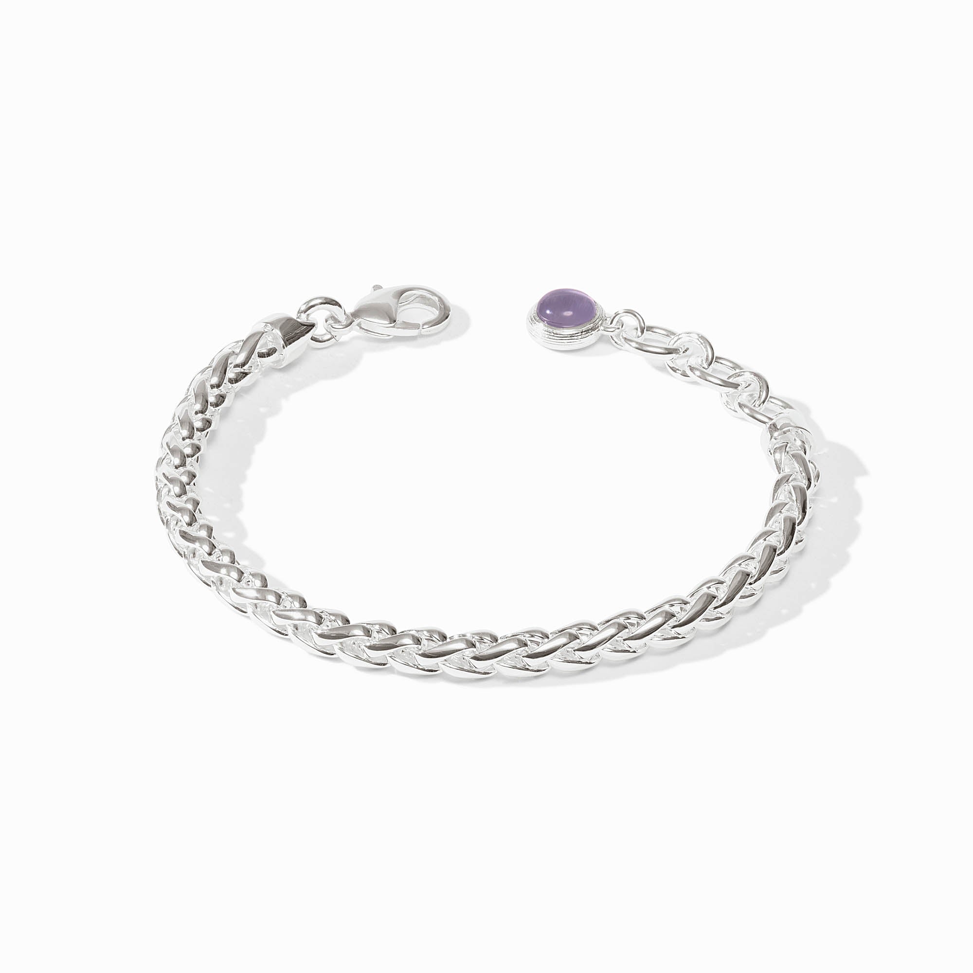 JULIE VOS Cobblestone Link Bracelet-SILVER