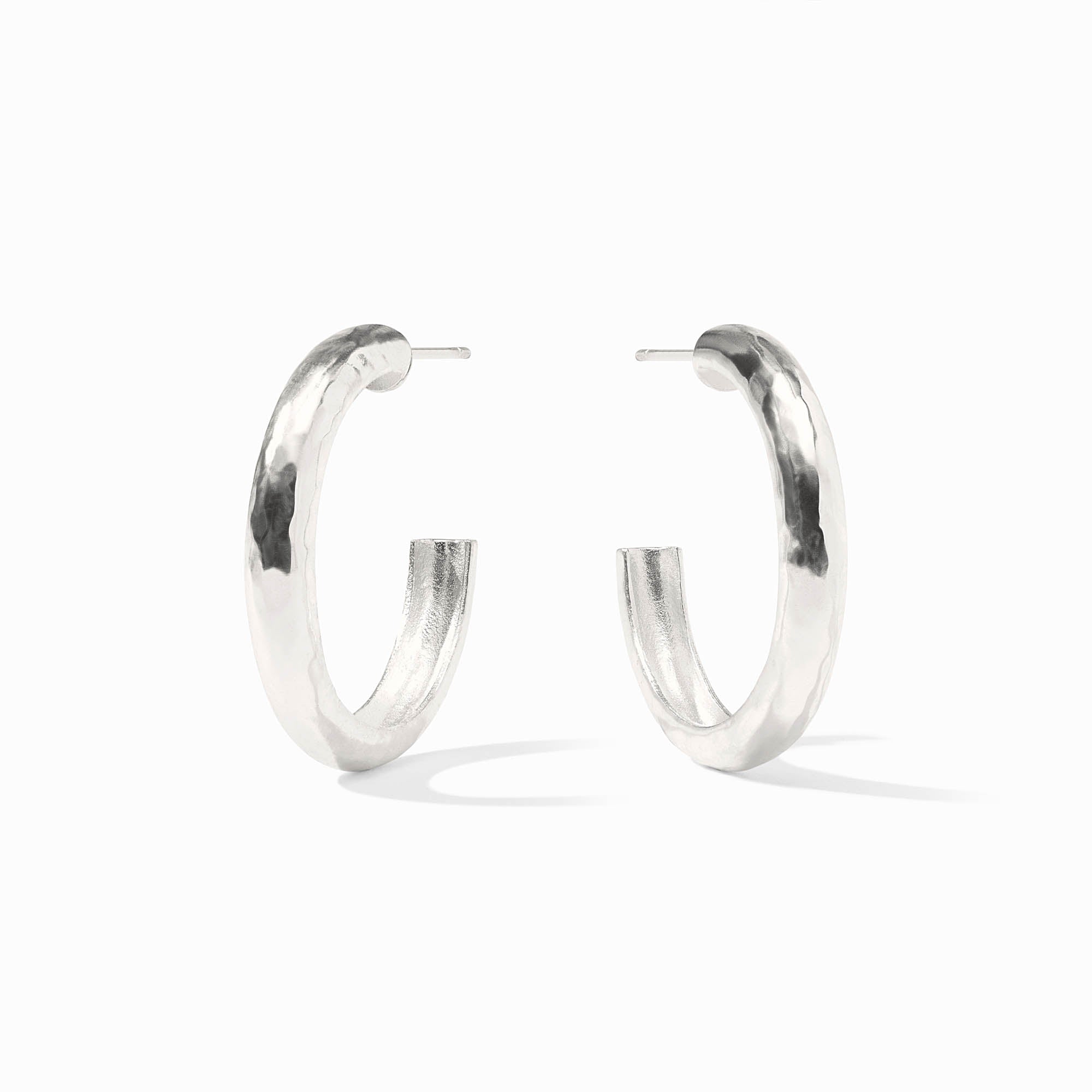 Julie Vos Havana Hoop-Silver