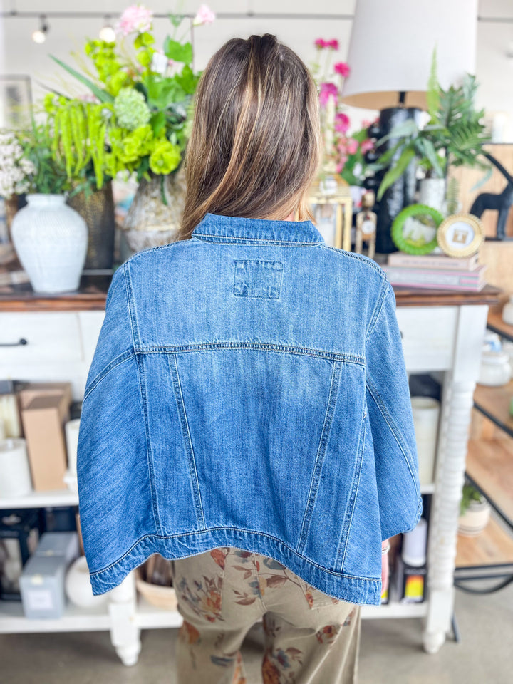 Risen Flowy Square Cape Jacket