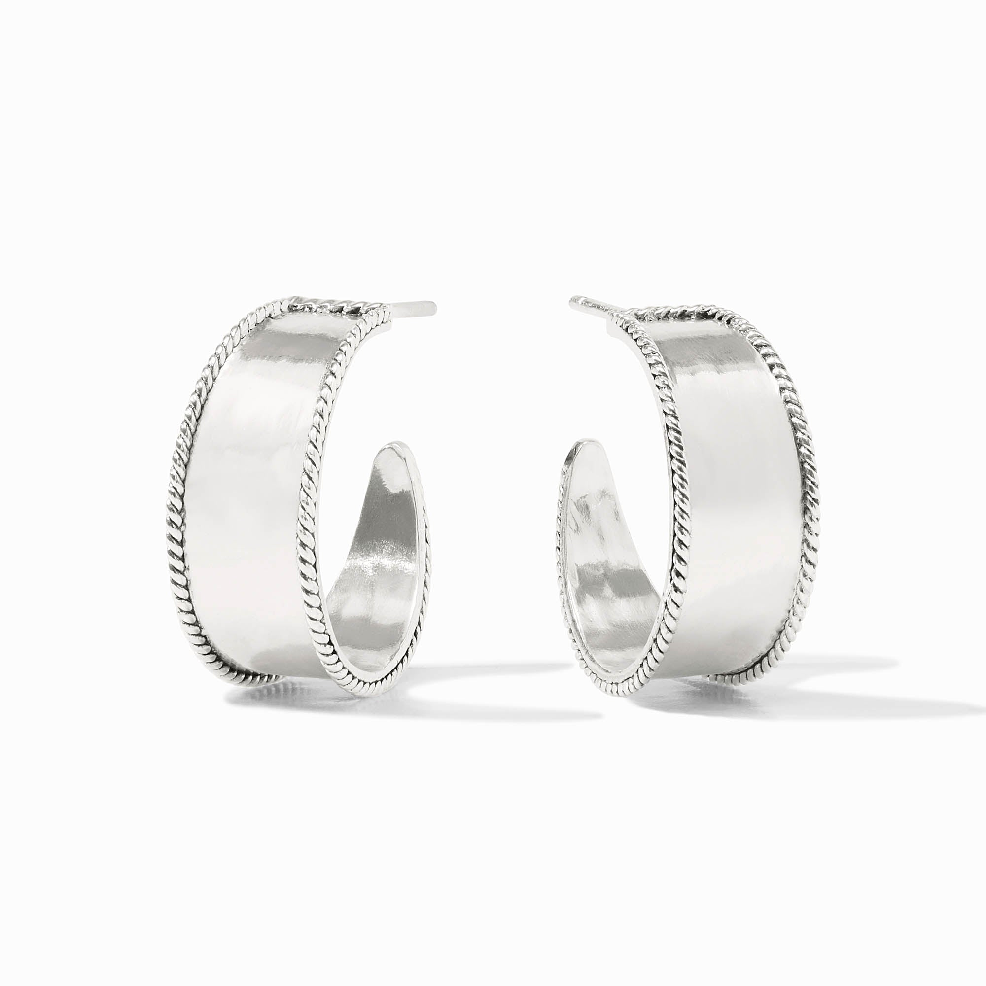 Julie Vos Savoy Hoop-Silver