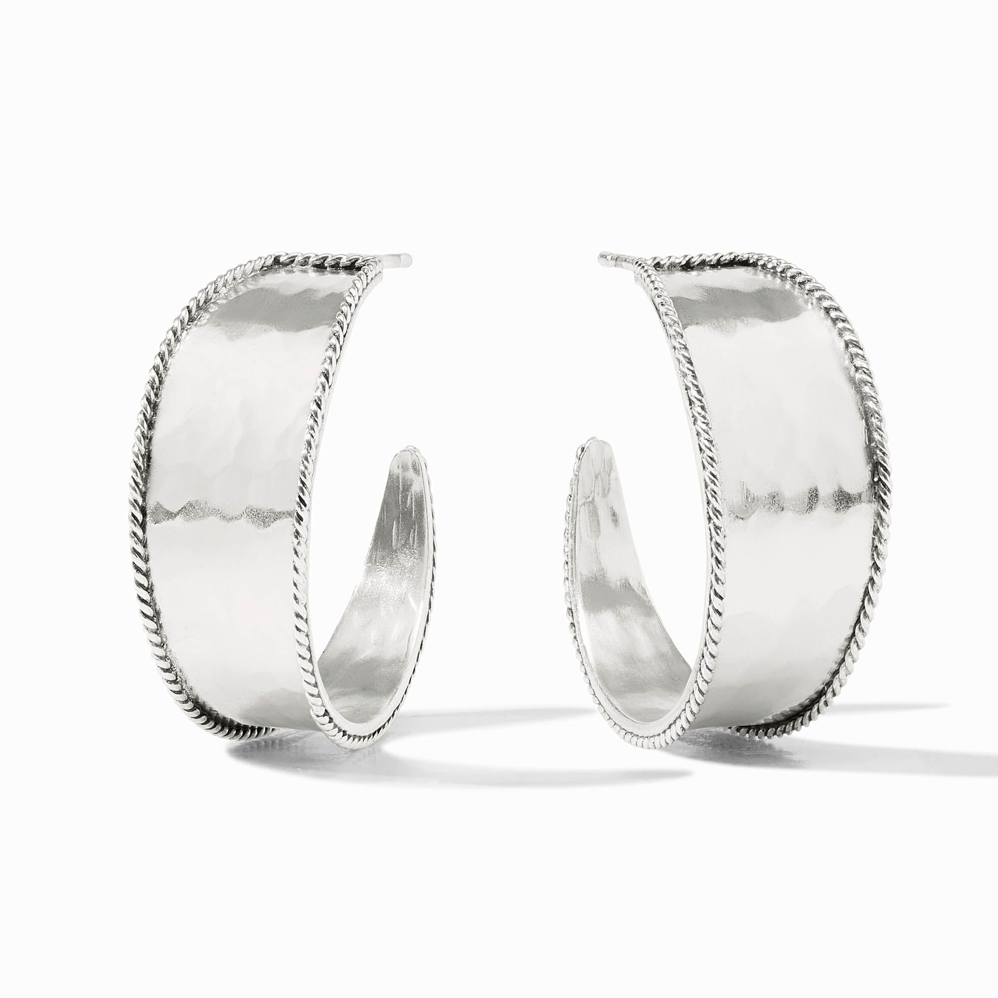Julie Vos Savoy Hoop-Silver