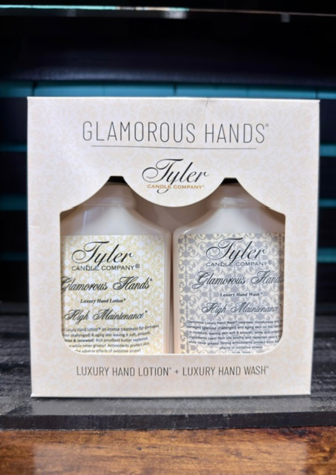 Tyler Candle Co. Glamorous Hands Gift Set-High Maintenance