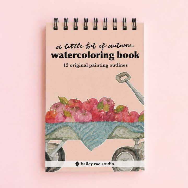 A Little Bit of Autumn - Mini Watercoloring Book - From Me To You