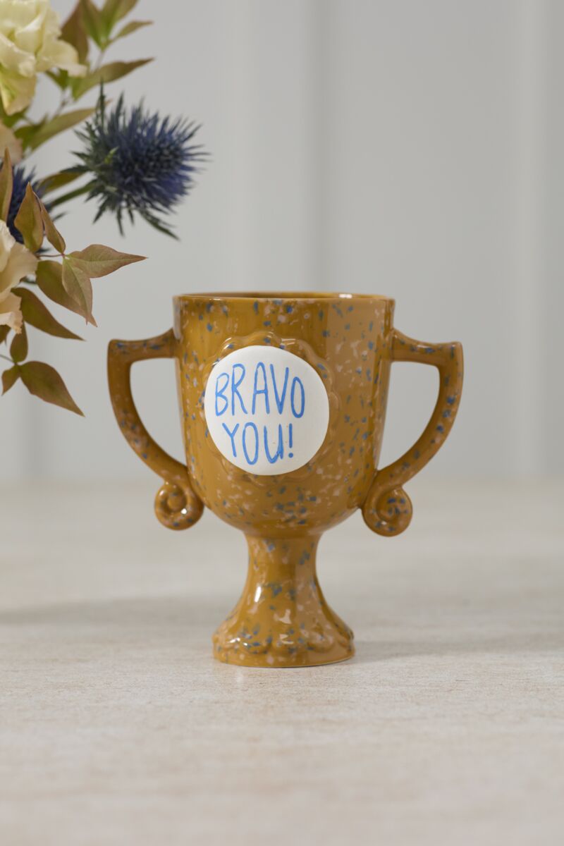 Accent Decor - Bravo You Trophy Vase - From Me To You