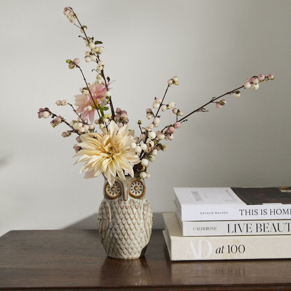 Accent Decor Great Grey Owl Budvase - From Me To You