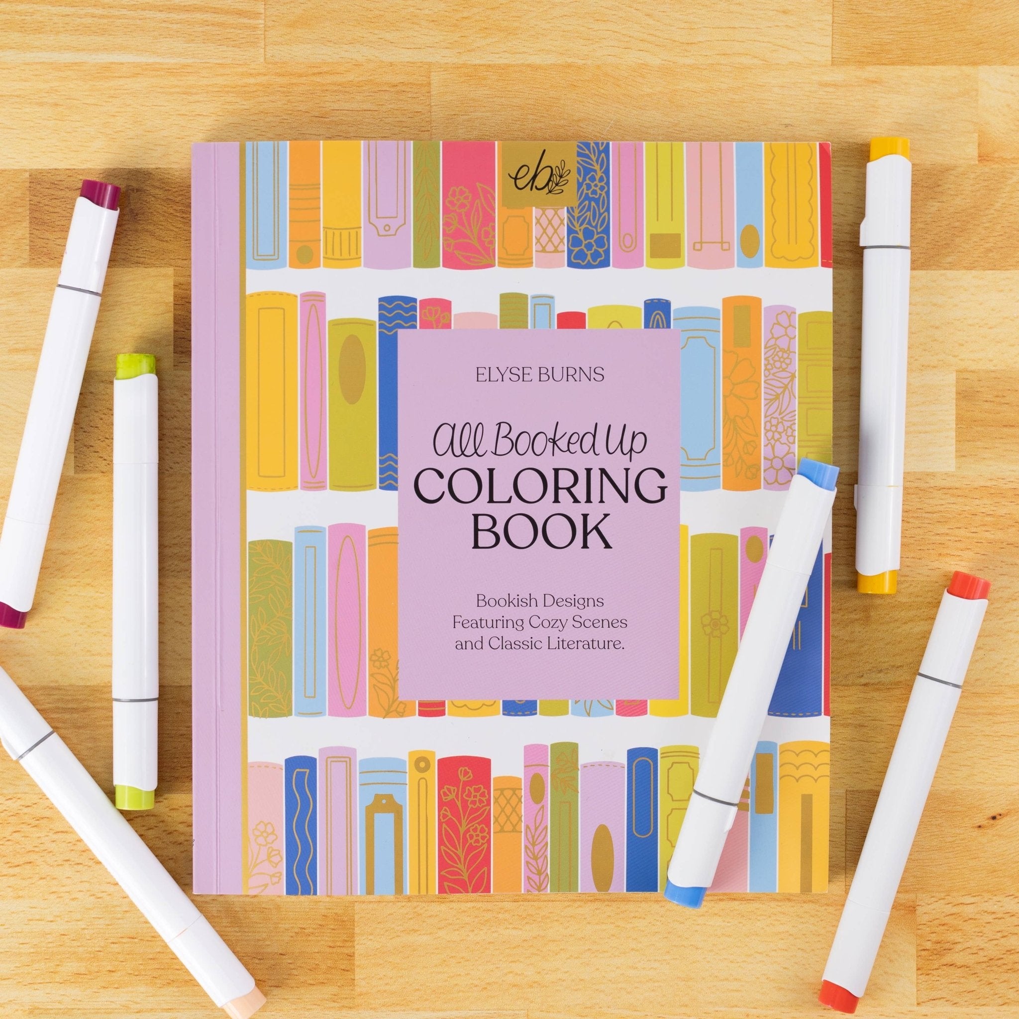 All Booked Up Coloring Book | Bookish & Reading - From Me To You