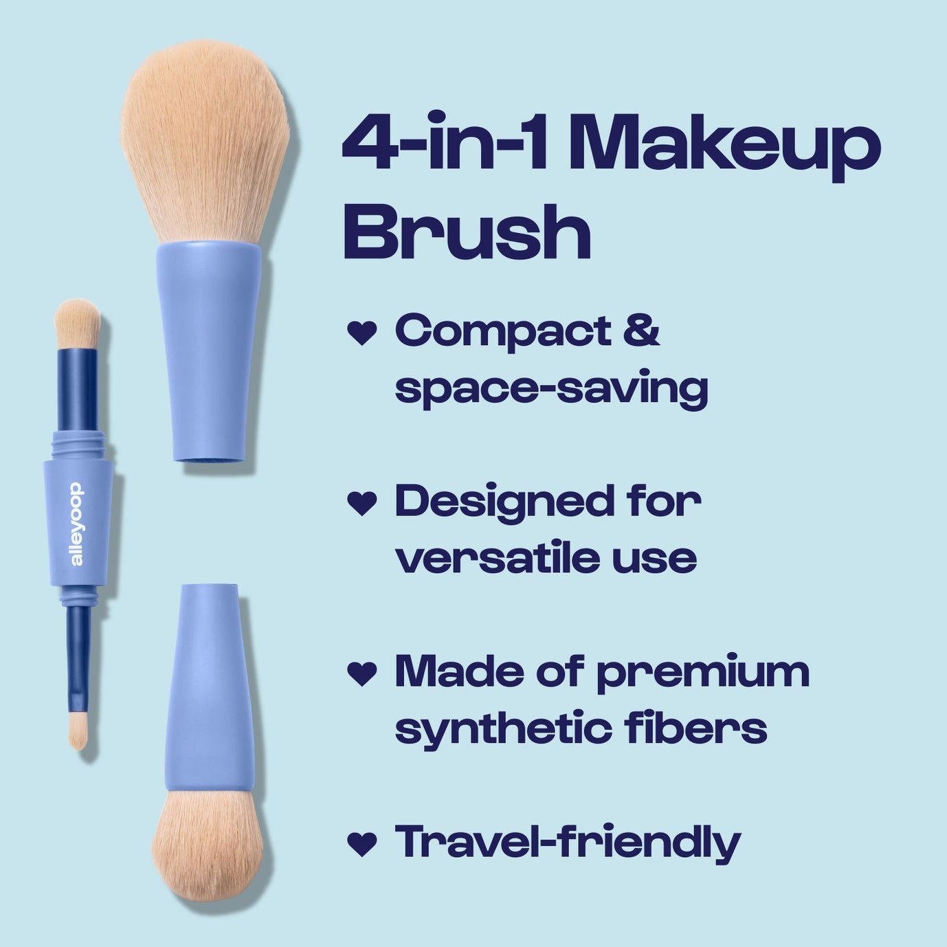 Alleyoop Overachiever 4 in 1 makeup brush - From Me To You