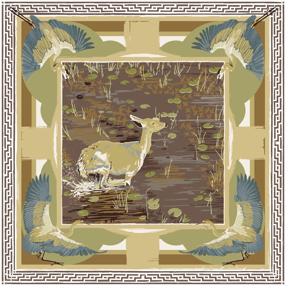 Austin Williams-Brown Lily Pad Doe Scarf - From Me To You