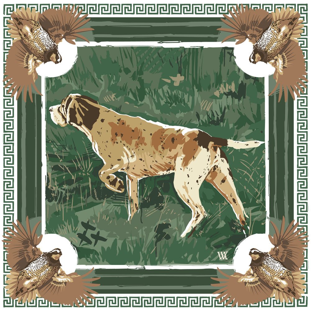 Austin Williams-Dark Green Pointing Strong 25x25 Scarf - From Me To You