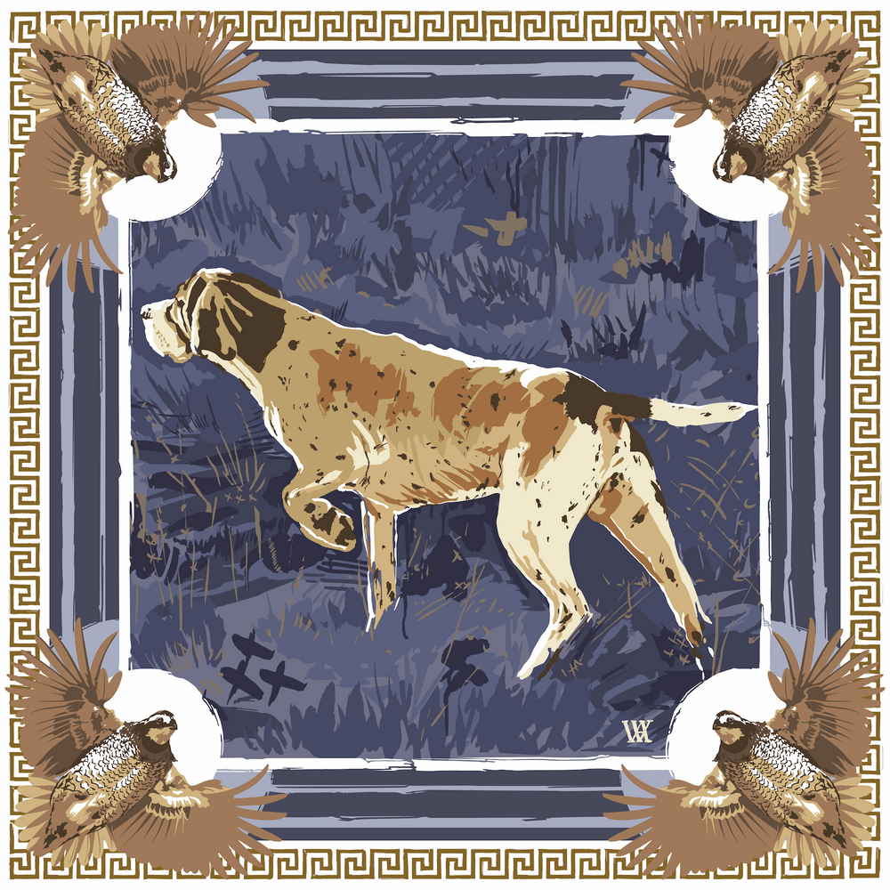Austin Williams-Navy Pointing Strong 25x25 Scarf - From Me To You
