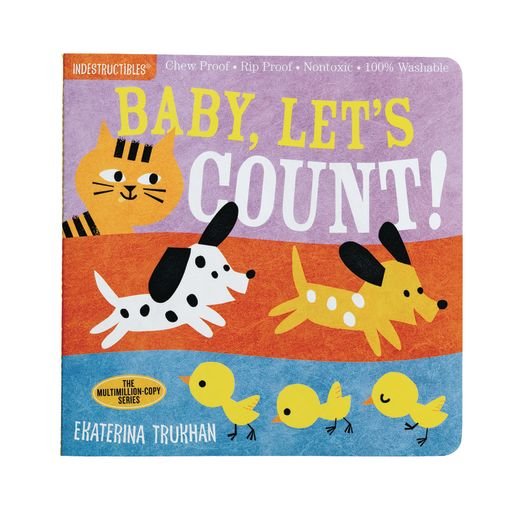 BABY LETS COUNT - Indestructible Children's Book - From Me To You