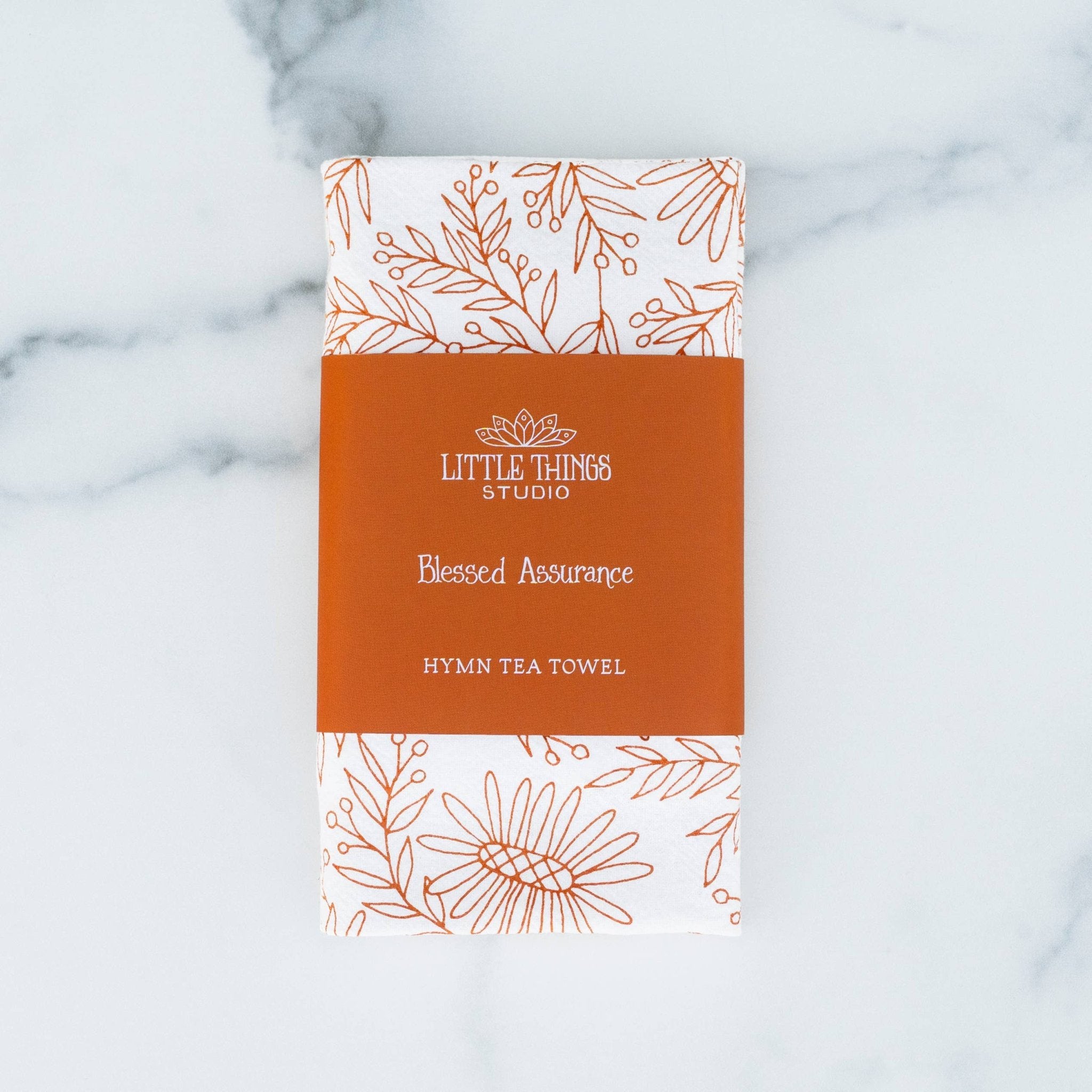 Blessed Assurance Hymn Tea Towel — 24"x20" - From Me To You