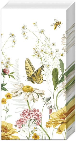Boston International - Pocket Tissue - Wildflower and Butterfly - From Me To You