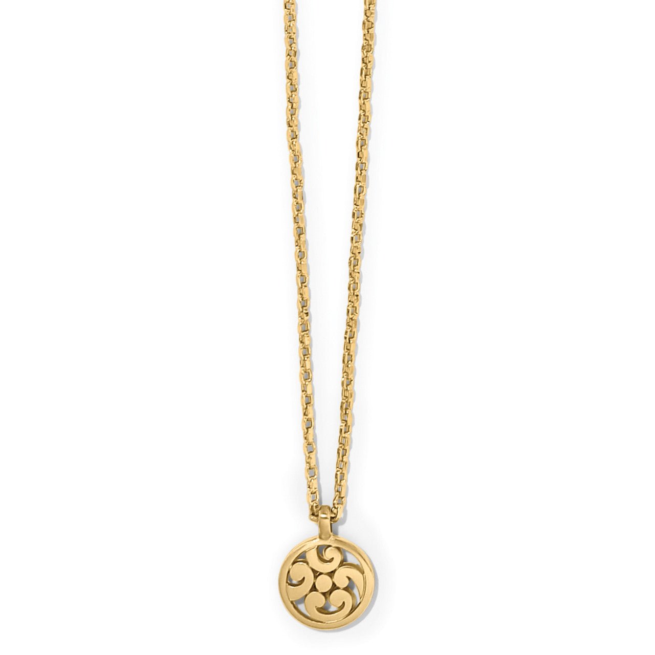 Brighton Contempo Med Necklace - Gold - From Me To You