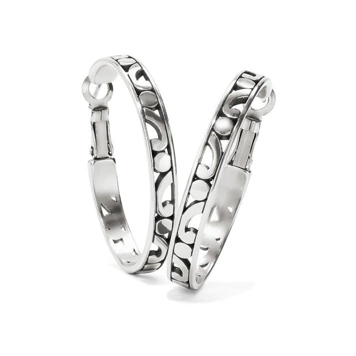 Brighton Contempo Medium Hoop Silver - From Me To You