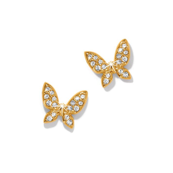 Brighton Enchanting Butterfly Post Earrings - GOLD - From Me To You