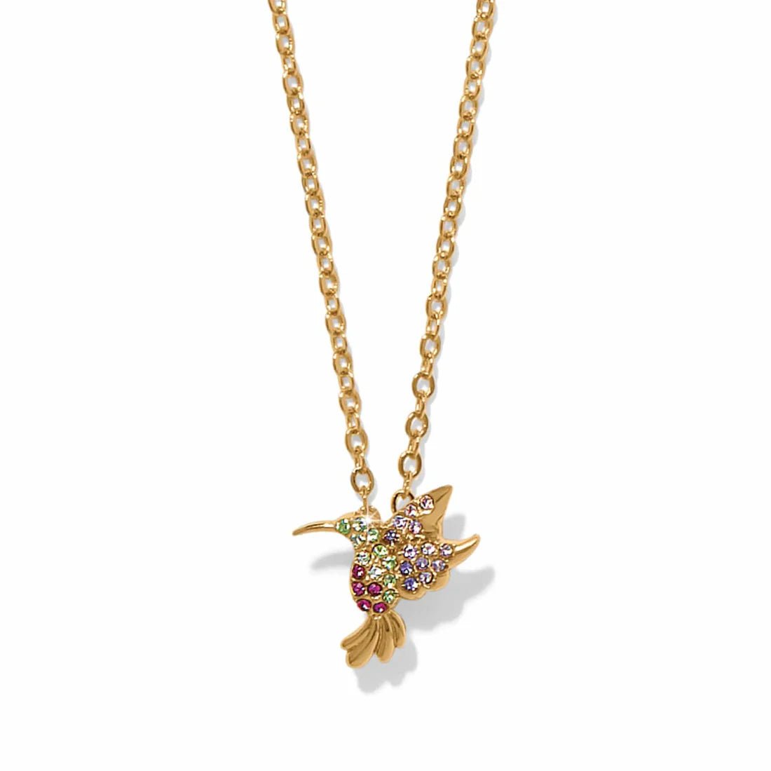 Brighton Enchanting Gem Hummingbird Necklace - From Me To You