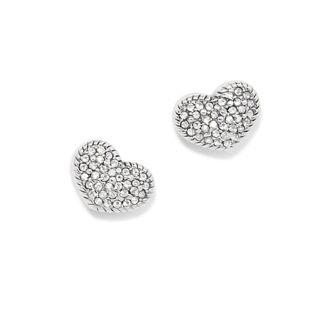 Brighton Illumina Celeste Heart Post Earrings - From Me To You