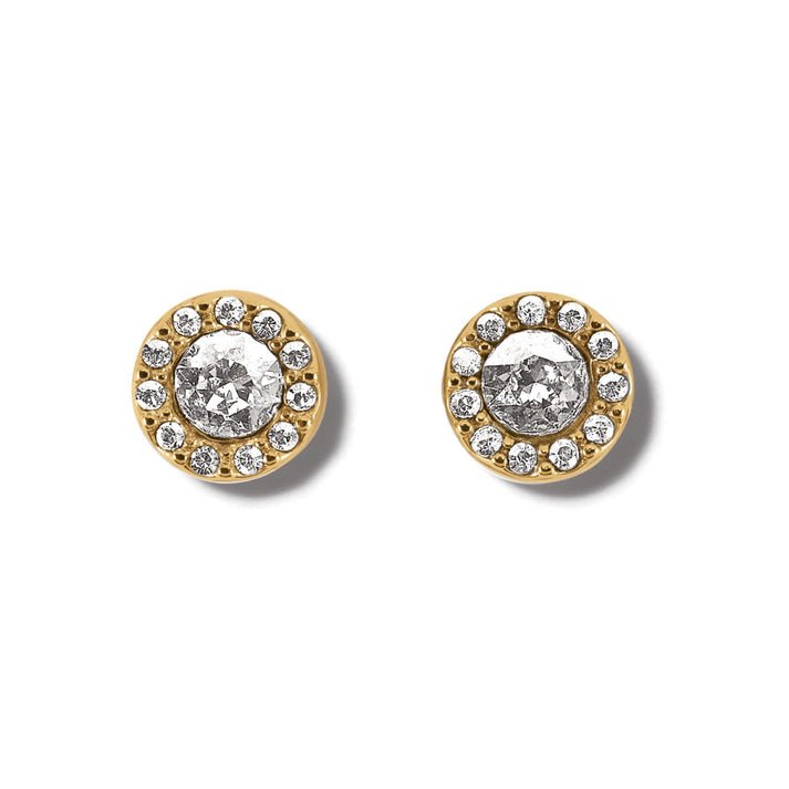 Brighton Illumina Solitaire Post Earrings Gold: JA8262 - From Me To You