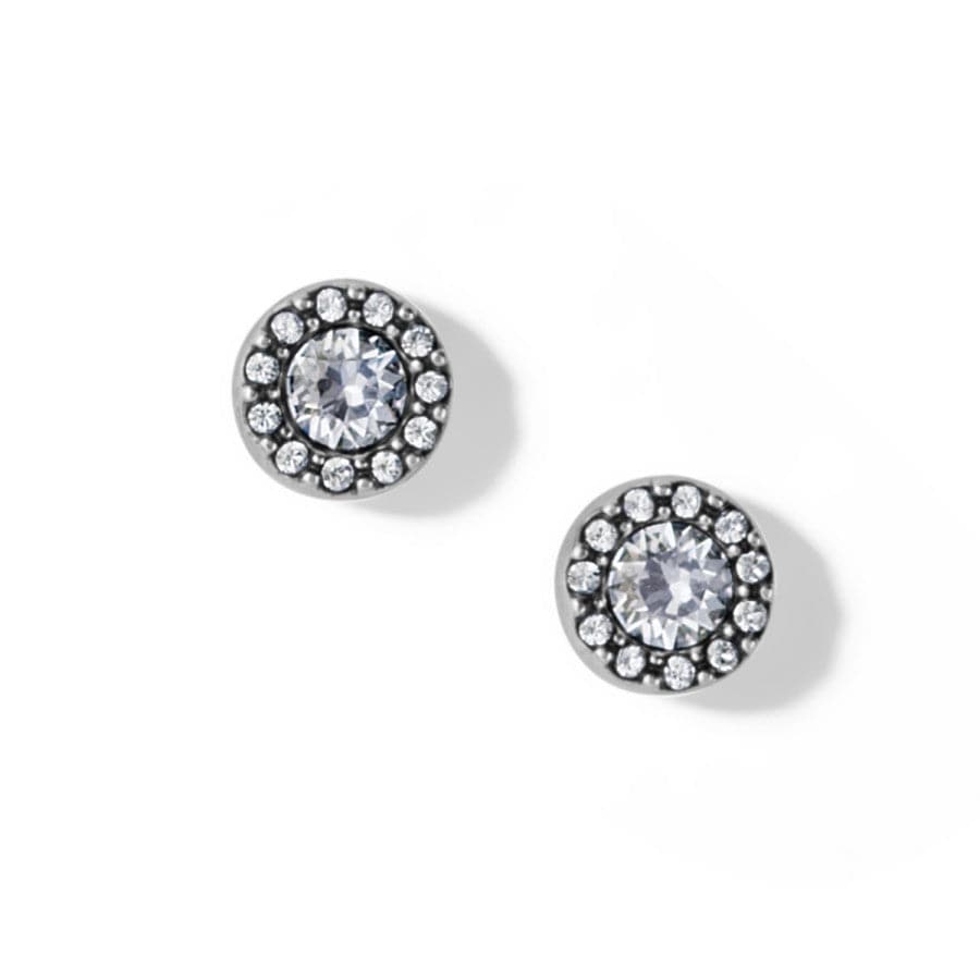 Brighton Illumina Solitaire Post Earrings Silver:JA8261 - From Me To You