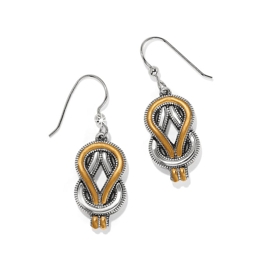Brighton Interlok Harmony Two Tone French Wire Earrings - From Me To You