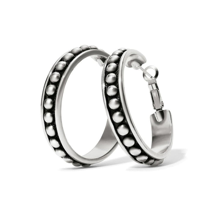 Brighton Pretty Tough Stud Large Leverback Hoop Earrings - From Me To You