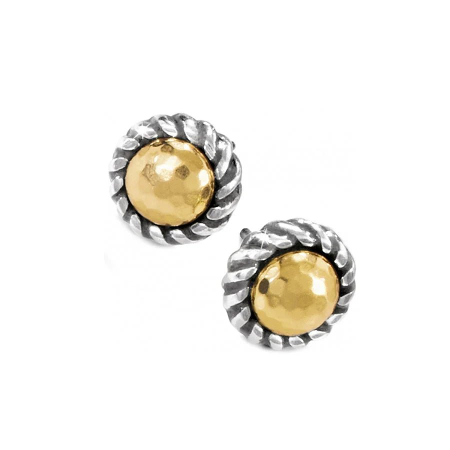 Brighton Silver/Gold Magic Mini Post Earrings - From Me To You
