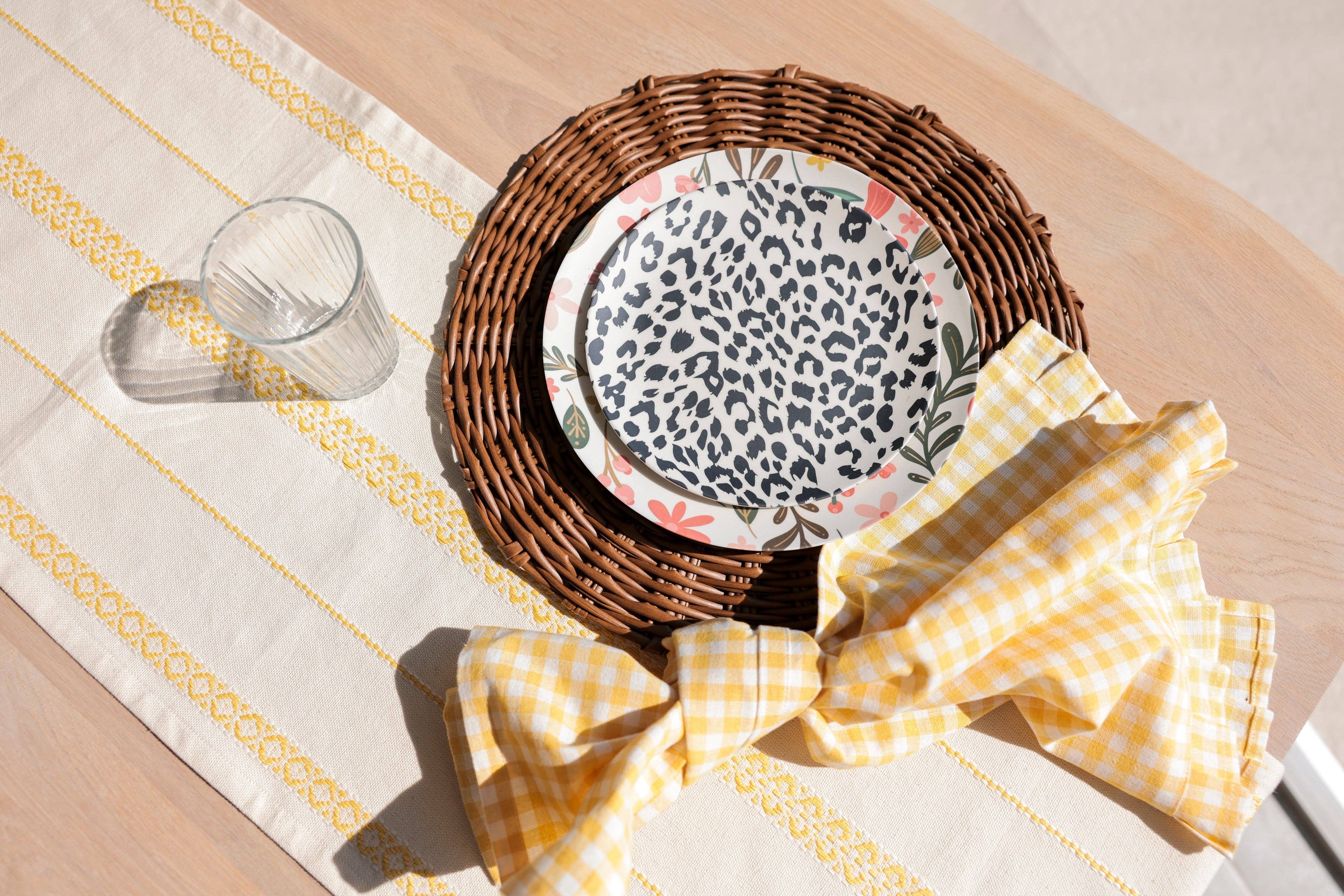 EMME STRIPE TABLE RUNNER, YELLOW