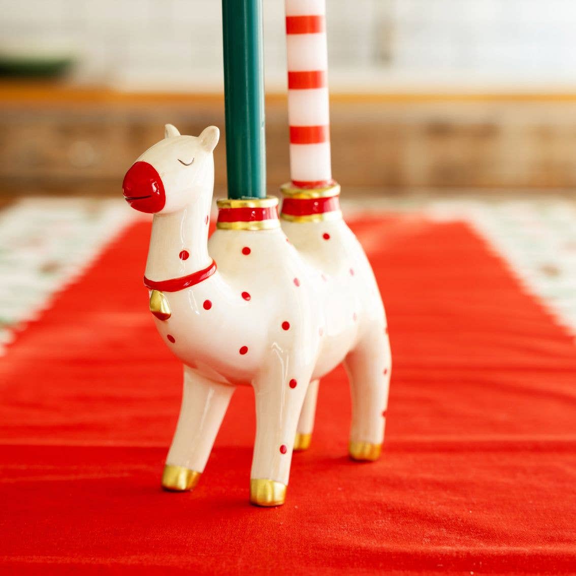 Camel Ceramic Candle Holder| Christmas Decor | - From Me To You