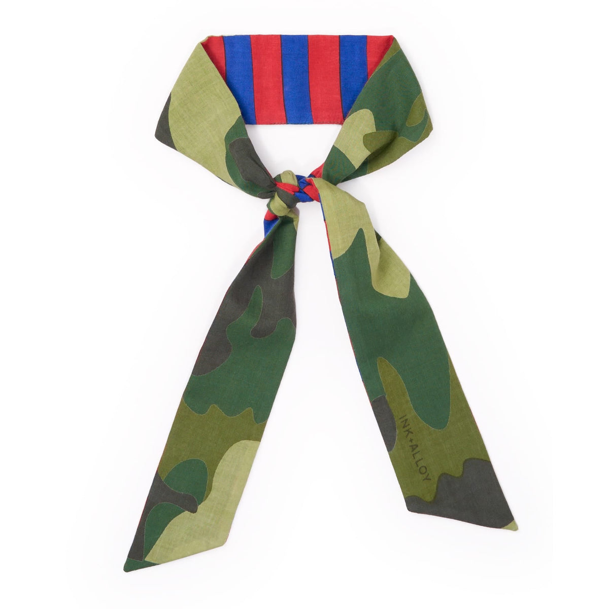 Camile Twilly Scarf Camo Print 36x2 - From Me To You
