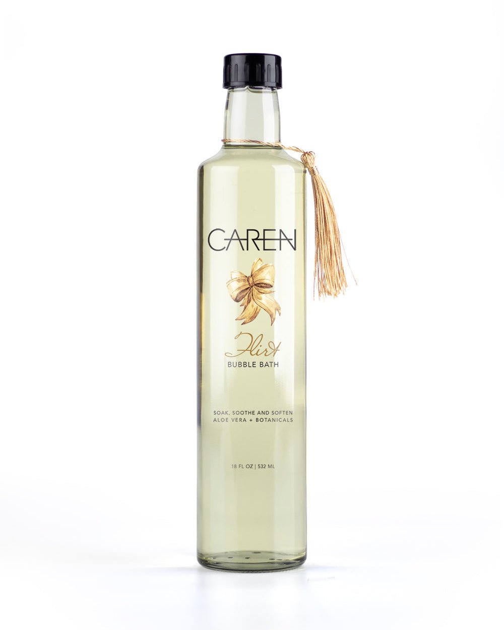 Caren Bubble Bath - Flirt - 18 oz Glass Bottle - From Me To You