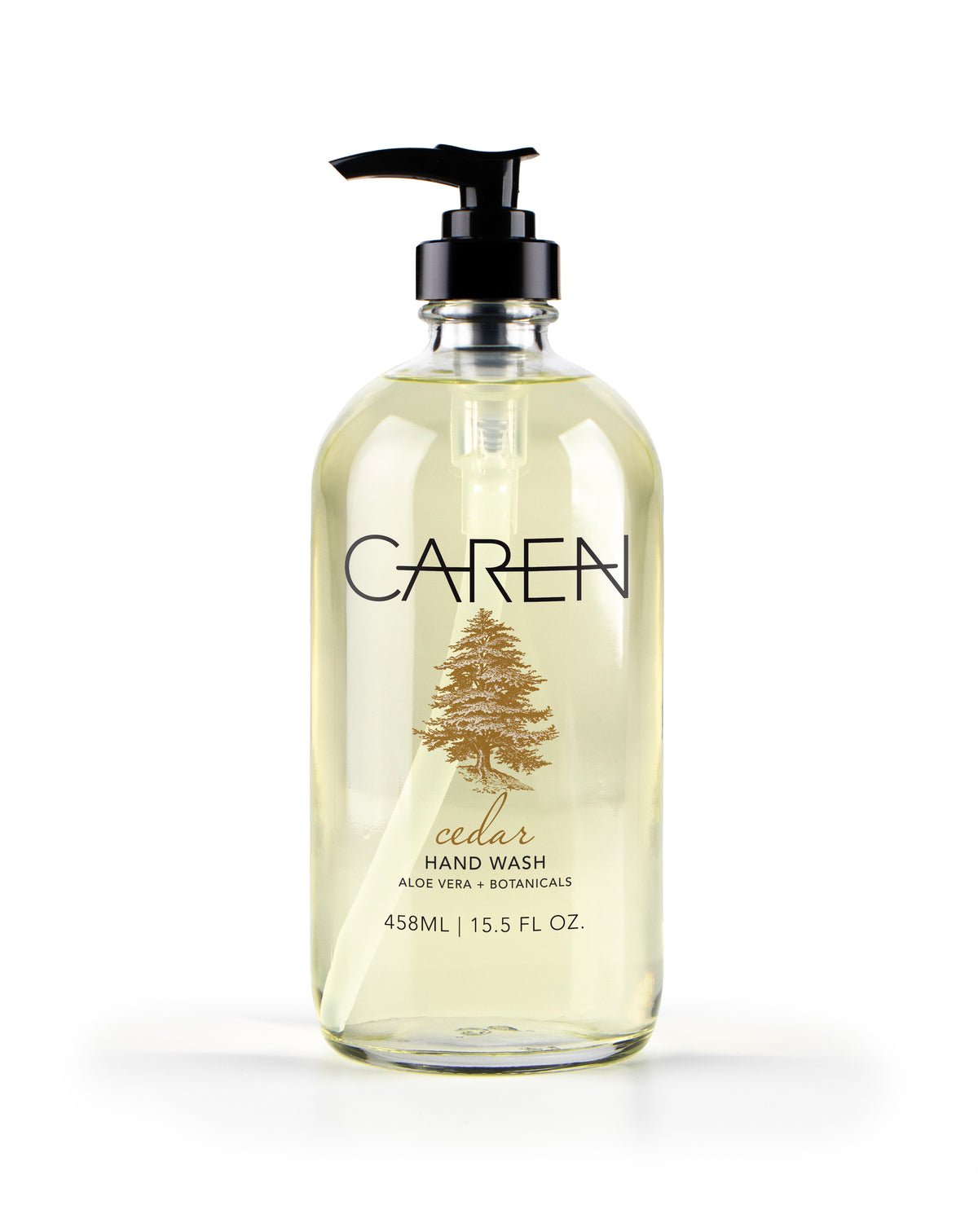 Caren Hand Wash - Cedar - 14 oz Glass Bottle - From Me To You
