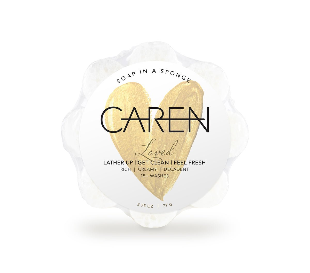 Caren Soap Sponge | Loved | White Daisy - From Me To You