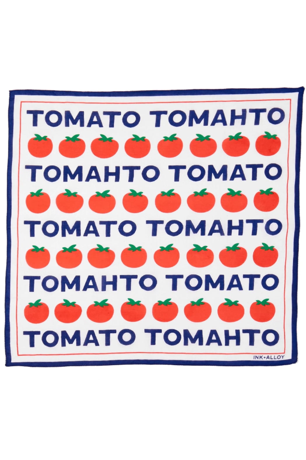 Carson 21x21 Tomato Tomahto Bandana - From Me To You