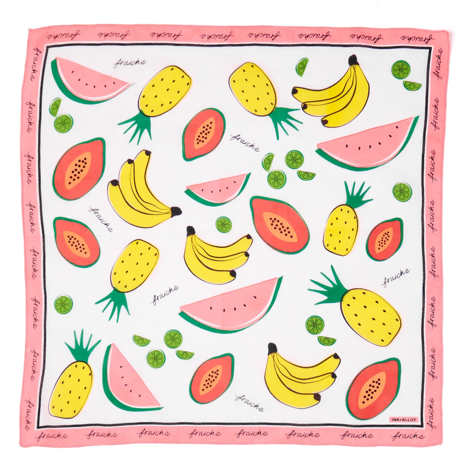 Carson Fruit Print Scarf 21x21 - From Me To You