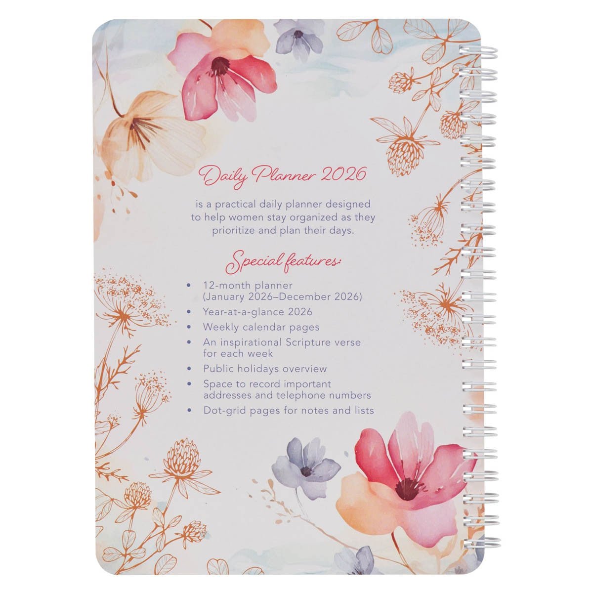 Christian Arts - 2026 Strength and Song Spiral Weekly Planner - Psalm 118:14 - From Me To You
