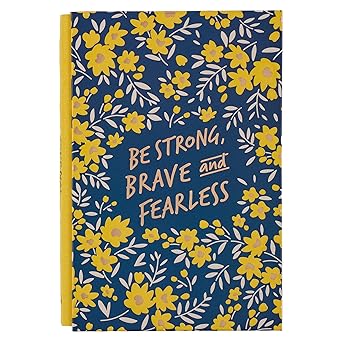 Christian Arts - Journal Hardcover - Be Strong, Brave and Fearless Joshua 1:9 Bible - From Me To You