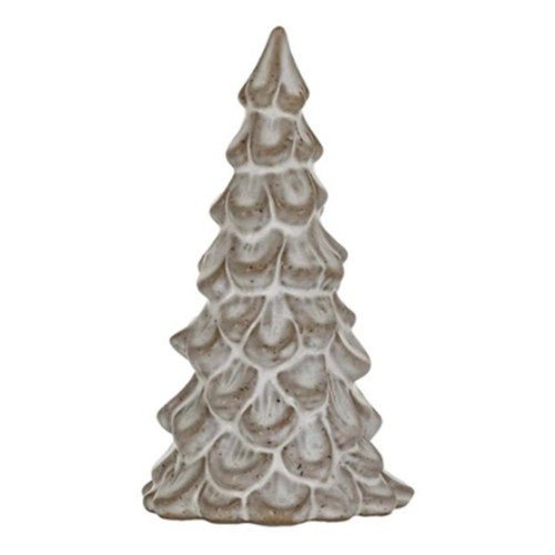 Creative Co - op Cream Stoneware Reactive Glaze Tree - From Me To You