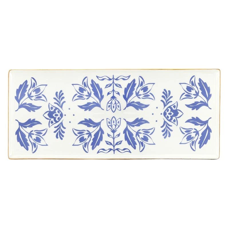 Damask Ceramic Caprese Platter | Santa Barbara Design Studio - From Me To You