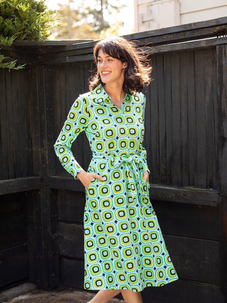 DELIA midi dress Bullseye Mint - From Me To You