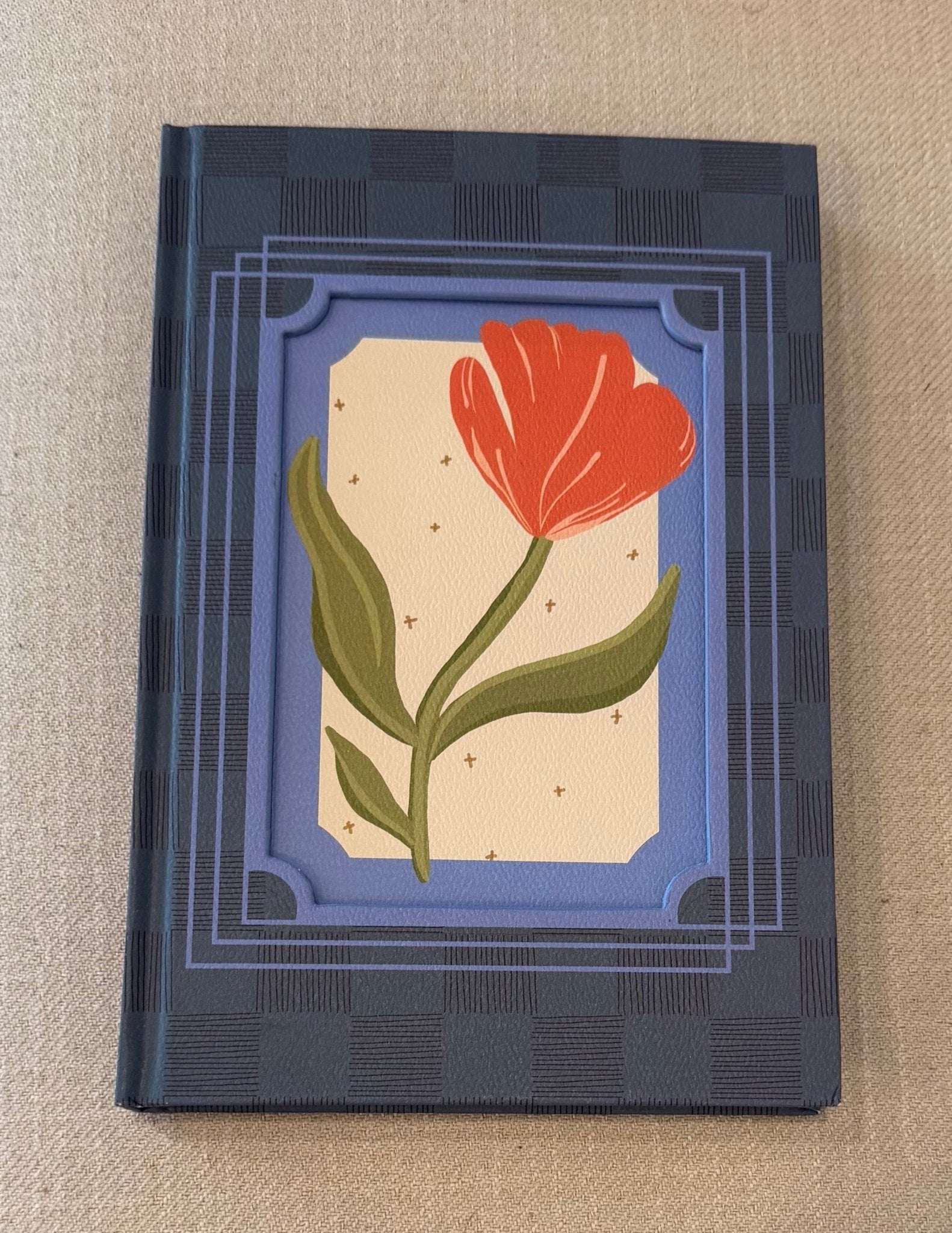 Designworks - Framed Floral Notebook-Poppy - From Me To You