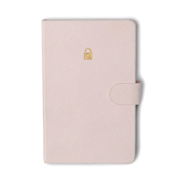 Designworks Mini Passwords Journal Lock - Pink - From Me To You